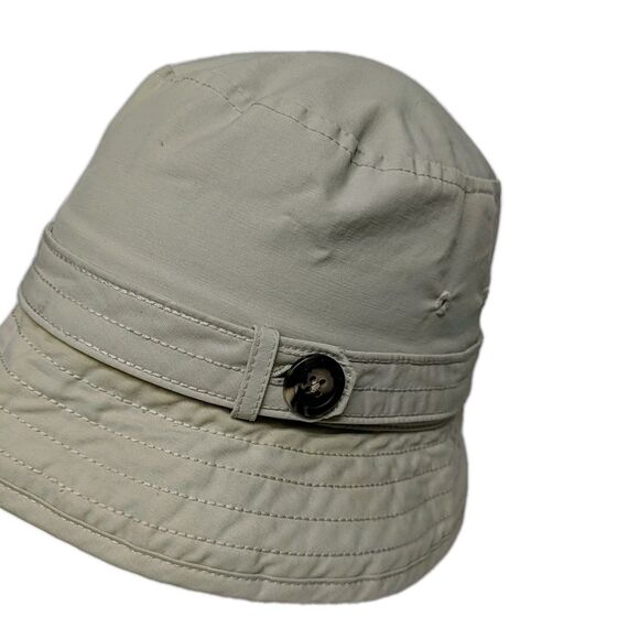 Eddie Bauer Bucket Hat Fabric Lined Small / Medium Beige Travel Summer Sun S/M - Picture 3 of 10